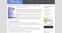 Desktop Screenshot of migrationletters.com