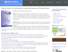 Tablet Screenshot of migrationletters.com